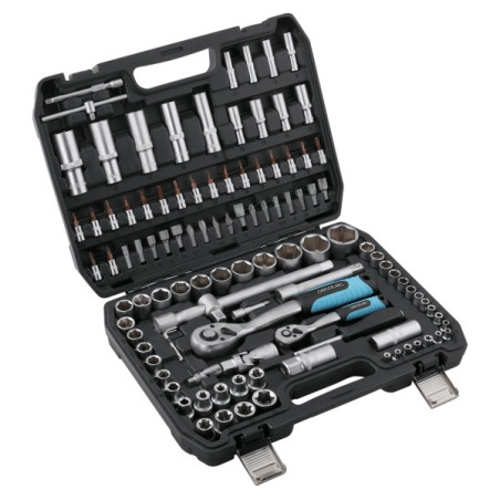 Set di attrezzi Cecotec ToolBox KRK 4200 - 108 pezzi - Accessori inclusi - Nero